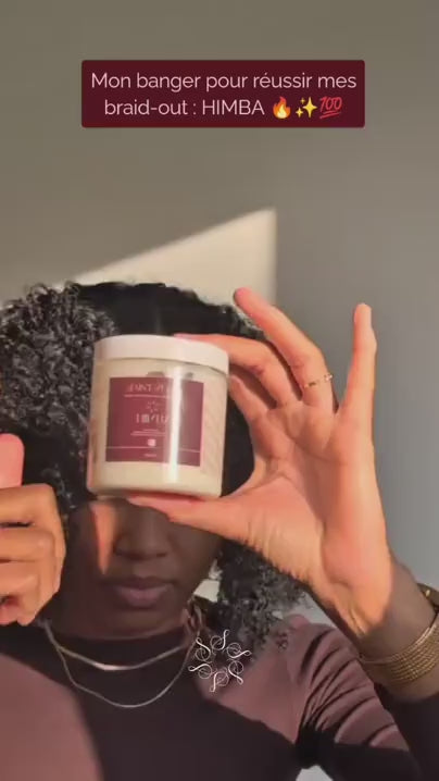 Braid-out avec le soin HIMBA